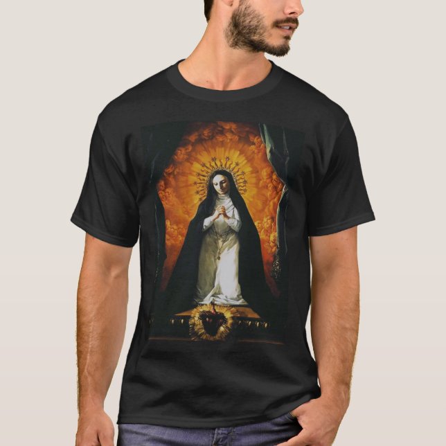Camiseta Santo Margaret Mary Alacoque (Frente)