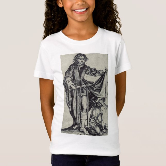 Camiseta Santo Martinho de Tours Arte de Gravura (Frente)