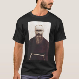 Camiseta Santo Maximilian Kolbe padre católico polonês