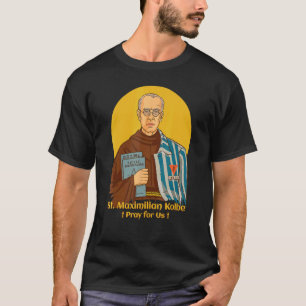 Camiseta Santo Maximiliano Kolbe Católico Polônia