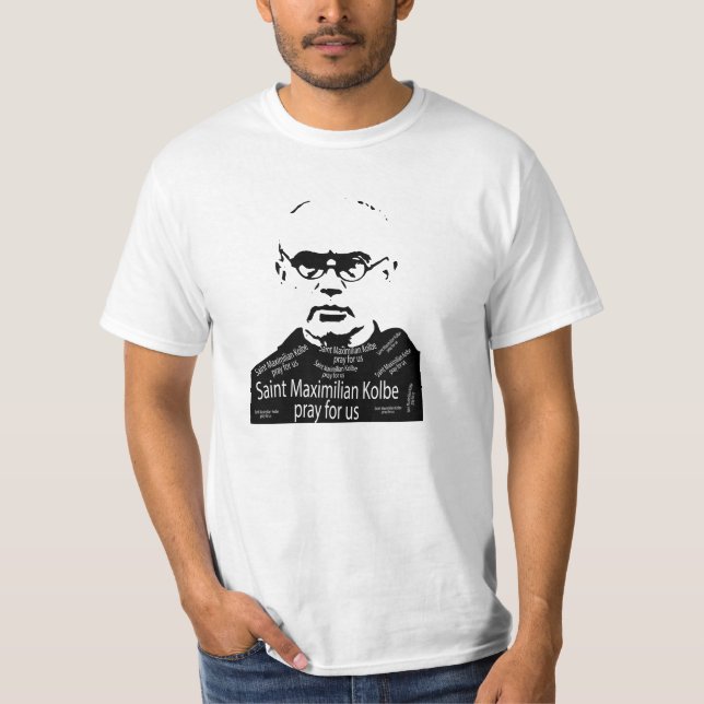 Camiseta Santo Maxymilian Kolbe T-Shirt (Frente)