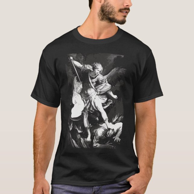 Camiseta Santo Michael Archangel Classic T-Shirt (Frente)