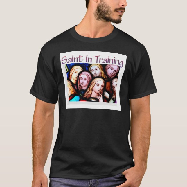 Camiseta Santo no treinamento II (Frente)