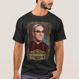 Camiseta Santo Oscar Romero El Salvador Santo católico Mons