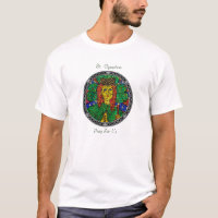 Santo padroeiro da rua Dymphna da depressão e da