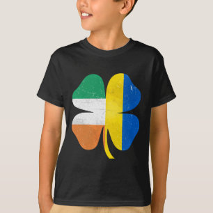 Camiseta Santo Patrick Irlandês Britânico Trevo Ucrânia Irl