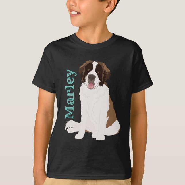 Camiseta Santo personalizável Bernard (Frente)