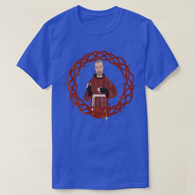 Camiseta Santo Pio 3 do Padre Pietrelcina (Frente do Design)