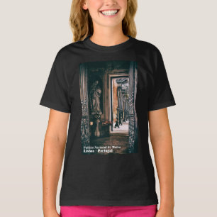 Camiseta Santo Rita da estátua de Cascia no Palácio de Mafr