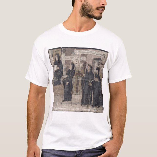Camiseta Santo Robert e vário licor beneditino (Frente)