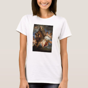 Camiseta Santo Rosalie Interceding para a peste