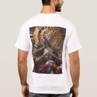 Santo Satânico de pintura a óleo Hyper-Realismo