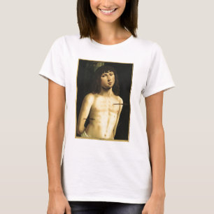 Camiseta Santo Sebastian, c.1490s (tempera no painel)