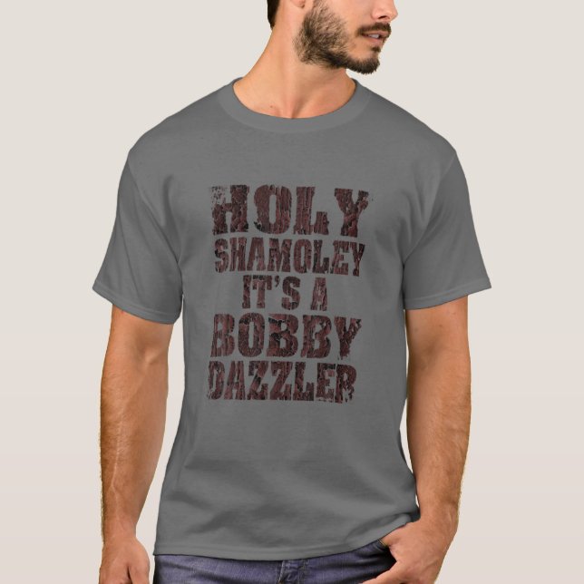 Camiseta Santo Shamoley Bobby Dazzler Maldição De Oak Islan (Frente)