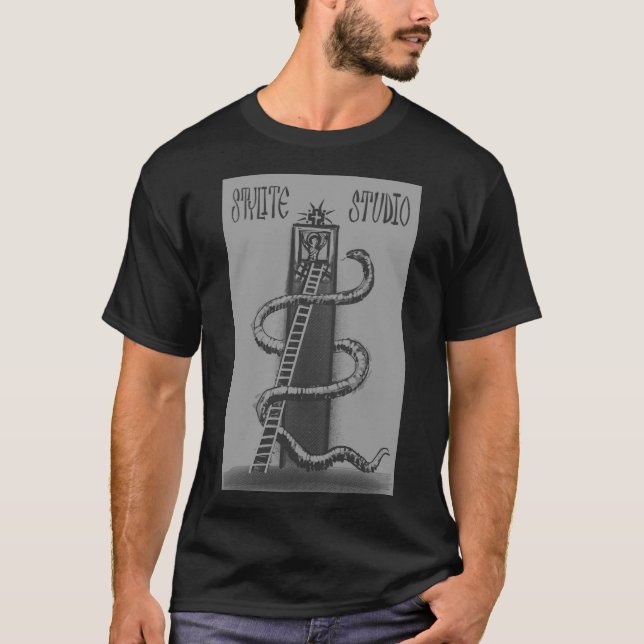 Camiseta Santo Simeon Stylite com logotipo (Frente)