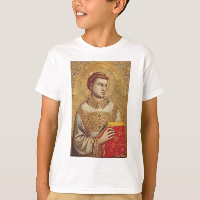 Camiseta Santo Stephen por Giotto (Frente)