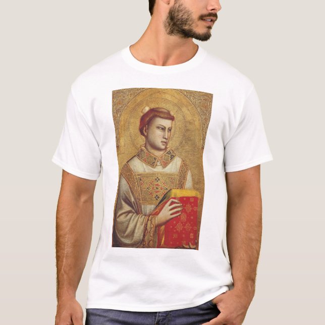 Camiseta Santo Stephen por Giotto (Frente)