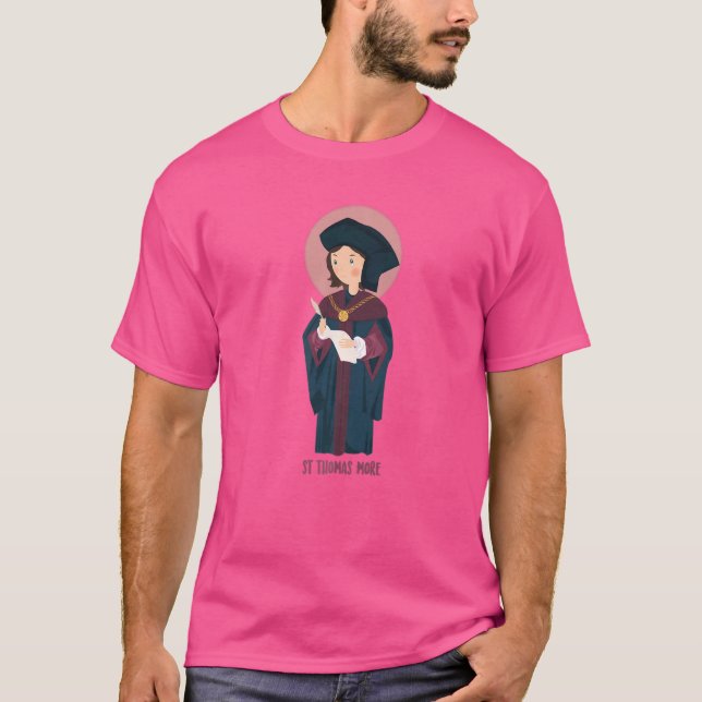 Camiseta Santo Thomas Sir Mais Utopia Católico (Frente)
