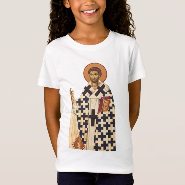 Camiseta Santo Timothy, o primeiro bispo cristão de Ephes (Frente)