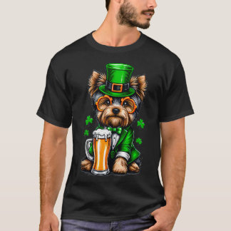 Camiseta Santo Yorkie Paddys Figurume Para Tanque De Cachor