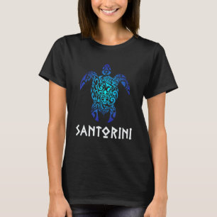 Camiseta Santorini Grécia Sea Turtle Santorini