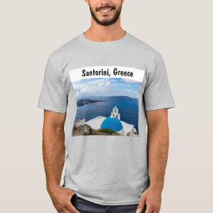 Camiseta Santorini, Grécia Souvenir