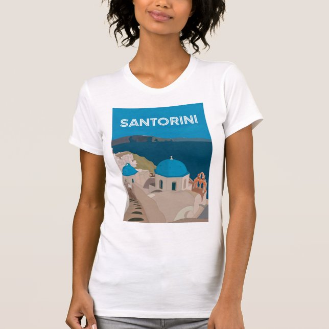 Camiseta Santorini Greek Islands (Frente)