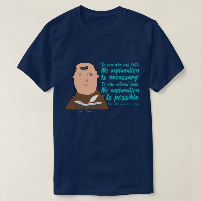 Camiseta Santos, Sayings & Shirts - Rua Thomas Aquinas 2 (Frente do Design)