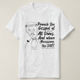 Camiseta Santos, Sayings & Shirts - Ruas. Francis (B&W)
