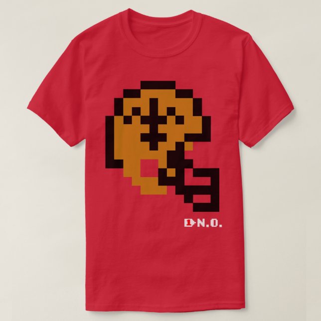 Camiseta Santos Tecmo Bowl Helmet TShirt (Frente do Design)