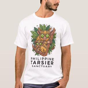 Camiseta Santuário do Tarsier Filipino