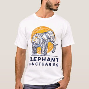 Camiseta Santuários de Elefantes