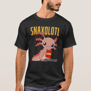Camiseta Sanxolotl Anfíbios Animais Snacks Axolotl 1
