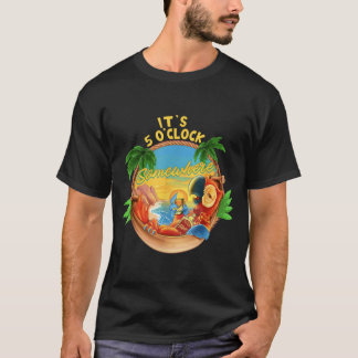 Camiseta São 5 Horas Algures Em Algum Lugar Parrot Bebendo