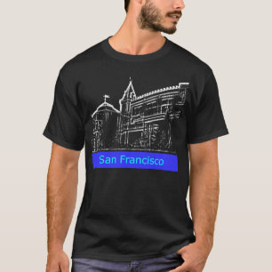 Camiseta São Francisco 1986 art O Desenho do MUSEU Zazzle
