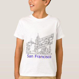 Camiseta São Francisco 1986 art O Desenho do MUSEU Zazzle