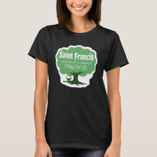 Camiseta São Francisco de Assis Católico Santo Animais Ecol