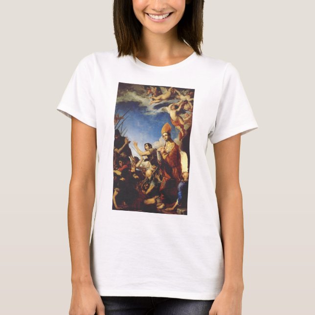 Camiseta São Januário, Bispo de Benevento - Arte Fina (Frente)