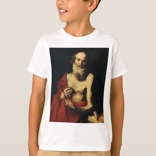 Camiseta São Jerônimo por Jusepe de Ribera (Frente)