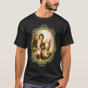 Camiseta São João Batista Pintura Jesus Agnus Dei Ca
