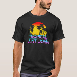 Camiseta São João Canadá Engraçado Clima de New Brunswick