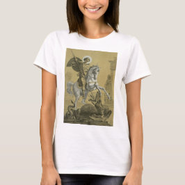 Camiseta São Jorge – Arte Premium "Sunburst Gold"