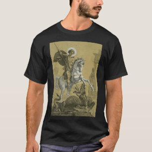 Camiseta São Jorge – Arte Premium "Sunburst Gold"