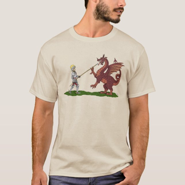 Camiseta São Jorge e o Dragão do Século XV (Frente)