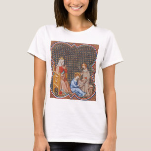 Camiseta São Luís IX da França Patrono dos Reis Arte