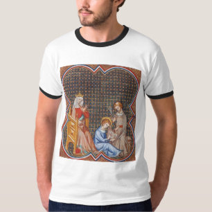 Camiseta São Luís IX da França Patrono dos Reis Arte