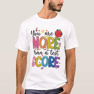 Camiseta São Mais Do Que Um Teste De Pontuação De Teste De