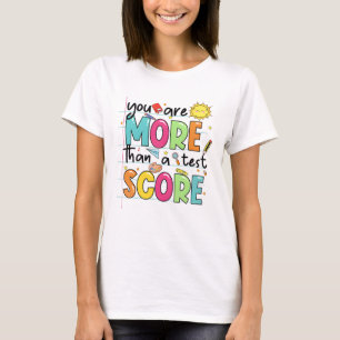 Camiseta São Mais Do Que Um Teste De Teste Do Professor