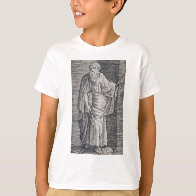 Camiseta São Mateus o Evangelista - Reprodução de Arte Fina (Frente)