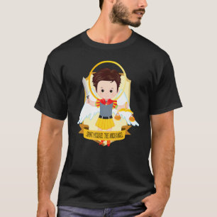 Camiseta São Miguel Arcanjo Para Meninos Católicos